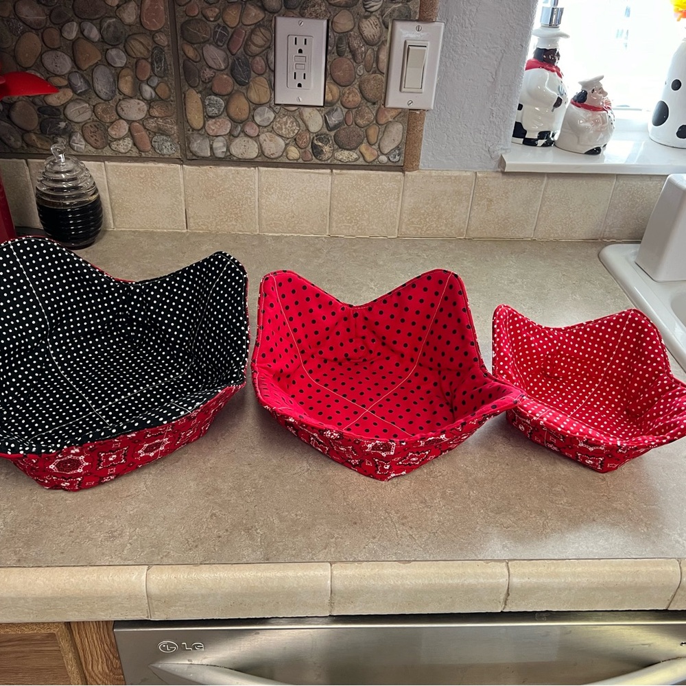 NWT Handmade Microwave Koozie 3 piece Set